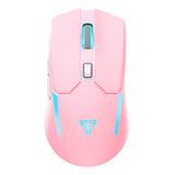 Mouse Gamer Fantech Venom Ii Wgc2+ Pink Inalambrico 2400 Dpi