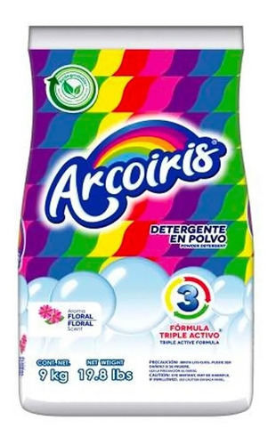 Detergente En Polvo Arcoiris 000700294 De 9kg. Sms
