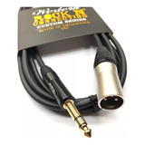 Cable Balanceado Western Plug A Xlr M  Monitores 6mts Cu