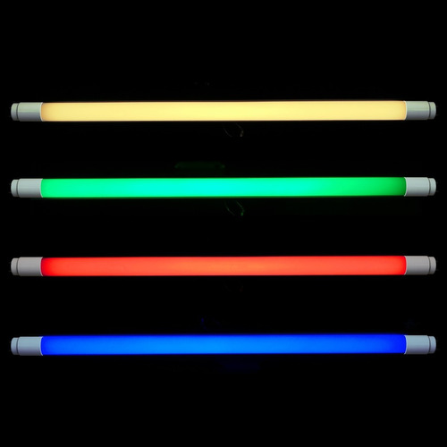 Tubo De Led Color Amarillo O Azul O Rojo O Verde 18w 120cm