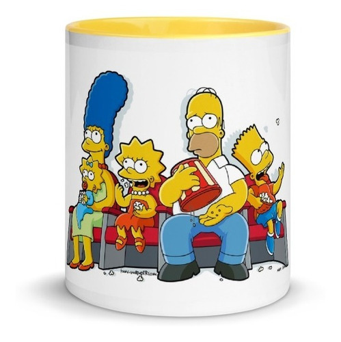 Mug Vaso Taza Ceramica The Simpsons Familia