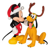 Adorno Navidad 2022, Disney Mickey Mouse Y Pluto