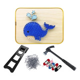 Kit De Arte Cuadro Con Hilos String Art Manualidades Bordado