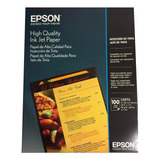 Papel Epson 8.5 X11  Alta Calidad Dpi 720 C/100