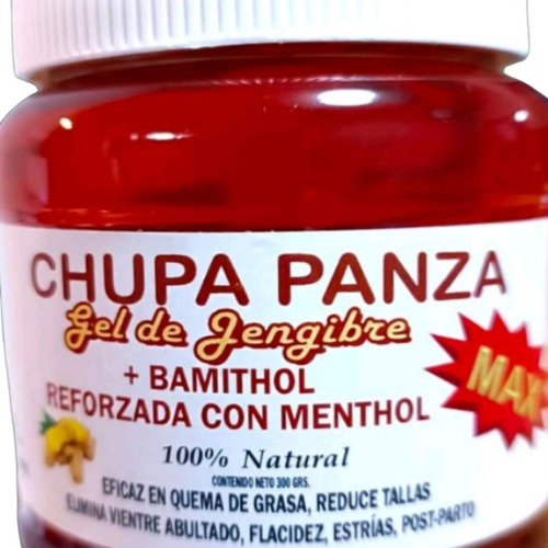 Quita Panza  Gel De Jengibre + Bamithol  250 Gr
