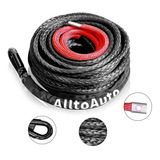 Alltoauto Cuerda De Cabrestante Sinttica, 3/8 Pulgadas X 85