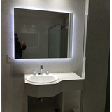 Espejo De Baño Con Luz Led 80x80.