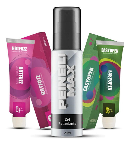 Kit Spray Peineili Retardante Masculino Excitante Anestesico