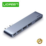 Hub Ugreen Adaptador Usb C 6 Em 2 Macbook Pro E Air 4k/30hz
