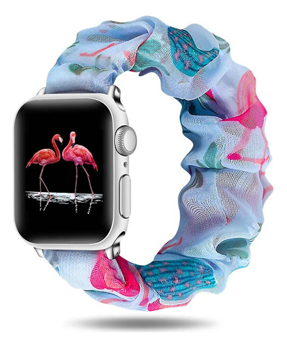 Correas Elásticas Scrunchie Para Apple Watch  Banda 5  4  3