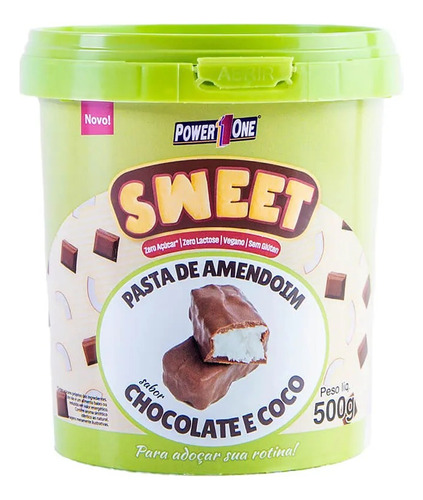 Pasta De Amendoim Sweet 500g - Todos Sabores - Power One