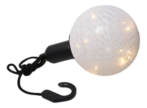 Lampara De Techo Decorativas Led Bola D Algodón 10cm Navidad