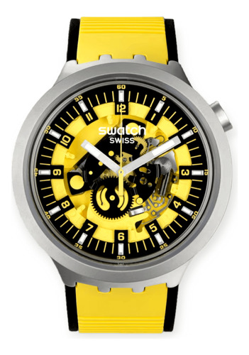 Reloj Swatch Bolden Yellow Big Bold Irony - Sb07s109
