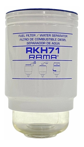 Rkh71 Filtro De Combustible Separador De Agua Rama