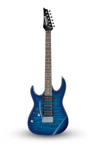Guitarra Ibanez Grx70qa Lh Tbb Canhota Azul