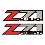 1 Par De Stickers Z71 Off Road Para Chevrolet Silverado