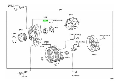 Rodamiento De Alternador Toyota Roraima 4runner Sequoia Foto 5