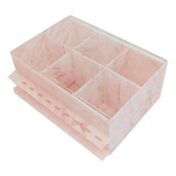 Caja De Almacenamiento De Gran Capacidad Pinzas Rosa