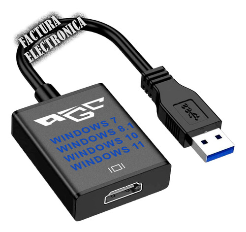 Cable Convertidor Adaptador Usb A Hdmi