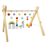 Gimnasio Para Bebe Montessori Crecimiento Unicornio Waldorf