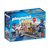Playmobil City 6924 Control De Policia Con Perros Original