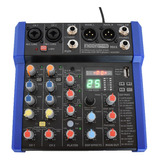 Consola Moon Mx4 Audio Mixer Eq Dsp Profesional 4 Canales