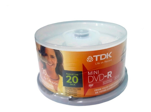 Mini Dvd-r Virgen Tdk Bulk 60un Filmadora / Gamecube C/xeno