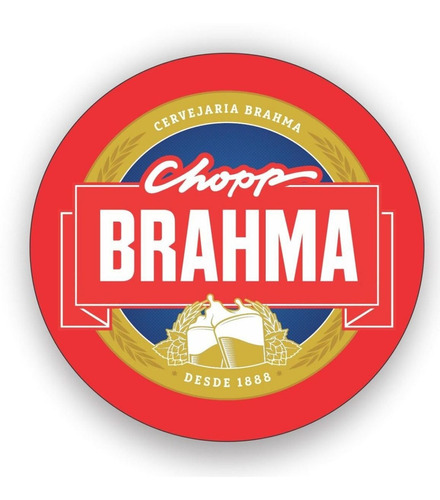  Bolacha Chopp Brahma 2100 Unidades Cor Vermelho