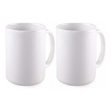 Tazas Blancas De Sublimación 15 Oz, Pack 2