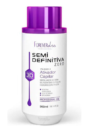 Escova Progressiva Semi Definitiva 3d Forever Liss 300ml