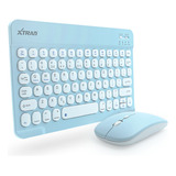 Mini Teclado E Mouse Slim Bluetooth Para Celular Tv Notebook