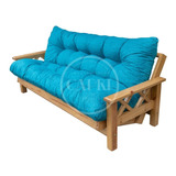 Futon 3 Cuerpos Con Colchoneta De Chenille Oferta