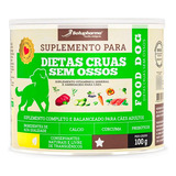 Food Dog Dietas Cruas Sem Ossos Suplemento Vitamínico 100 G