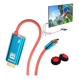 Cable Adaptador Tipo C A Hdmi Para Tv Nintendo Switch & Oled