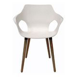 Silla Estar Living Cocina Recepcion Madera Moderna Eames