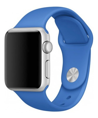 Correa Para Applewatch Silicona Azul Royal 42 /44 /45mm