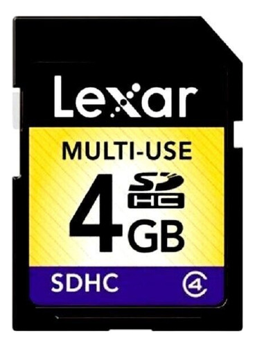 Cartão De Memória Sd 4gb Lexar