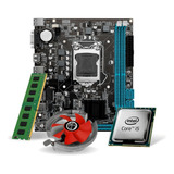 Kit Processador Intel I5 + Placa H61 1155 + 8gb Ddr3 1600mhz