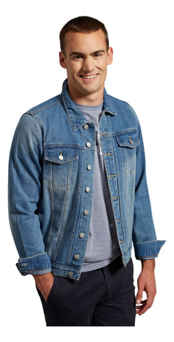 Campera Devré Jean Azul Claro Hombre 01d000129060