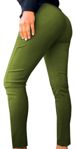 Pantalón Mujer Dama Bengalina Elastizada Sexy Varios Colores