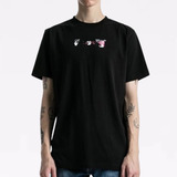 Off White   Playera Unisex Cuello Redondo Manga Corta