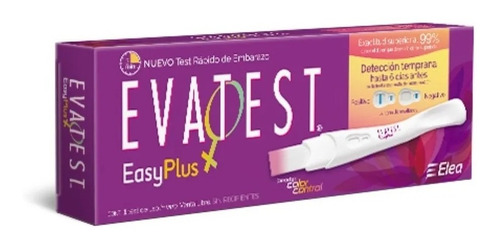 Test Rápido De Embarazo Evatest Easy Plus Exactitud 99%