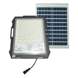 Proyector Solar Led Regulable 200w Impermeable Luz Neutra
