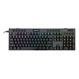 Teclado Gamer Redragon Horus Negro K618 Sw Red Inalambrico