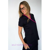 Ambo Azul Spandex Mujer