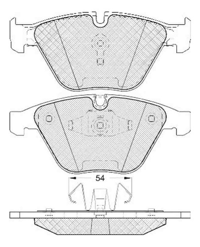 Pastillas Freno Para Bmw Serie 6 - 630i - 645 - 650i Ci 03/1 Foto 4