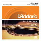 Encordado D'addario Guitarra Acustica Bronce .010