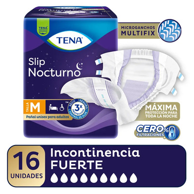 Pañal Tena Slip Nocturno Talle Medium X16 Unidades | MercadoLibre