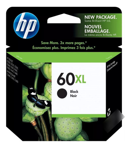 Cartucho Hp 60xl Cc641wl Negro Original Caja Cerada 2021