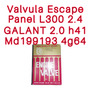 Valvula Escape Mitsubishi Panel L300 2.4 Galant 2.0 H41 4g64 Mitsubishi Galant